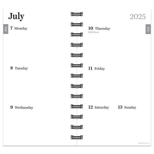 TF Publishing 2025-2026 Grass Green Small Weekly/Monthly Planner